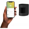Rilevatore di movimento Hombli HBSM-0100 — sensore PIR wireless da parete, portata 8 m, a batteria, nero