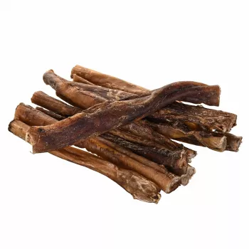 Articoli da masticare per cani PETITTO pene di manzo, confezione da 10 – snack da masticare di manzo per l'igiene dentale