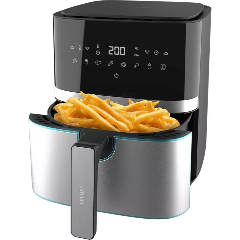 Friggitrice ad aria CECOTEC Cecofry Full Inox Pro 5500 Pro con accessori