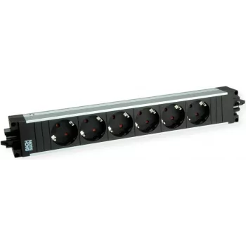Bachmann STEP ALU 906.18804 multipresa, 6x prese CEE 7/3, GST18