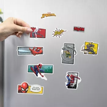 Calamite da frigorifero Paladone design Spider-Man, set da 6