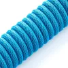 CableMod Classic cavo a spirale per tastiera CM-CKCA-CK-KK150KK-R, da USB-C a USB-A, 150 cm, nero (Midnight Black)