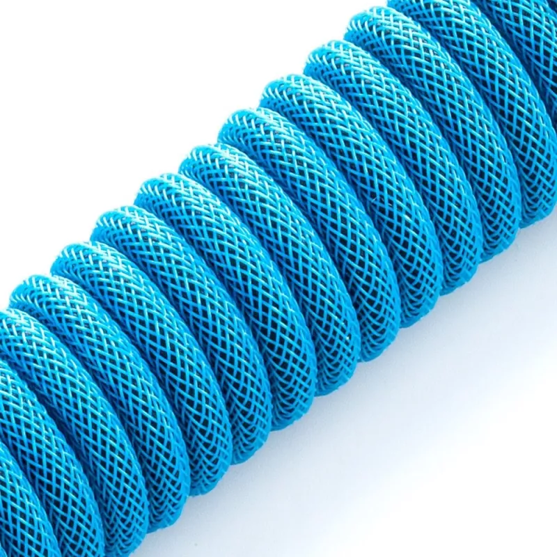 CableMod Classic cavo a spirale per tastiera CM-CKCA-CK-KK150KK-R, da USB-C a USB-A, 150 cm, nero (Midnight Black)