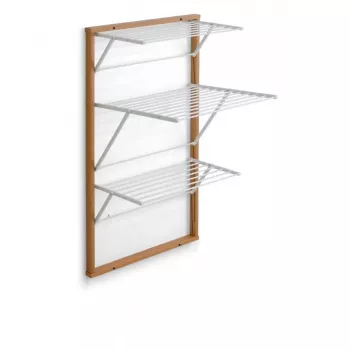 ARREDAMENTI KARIM Stendibiancheria da parete - 63 x 68 cm, marrone