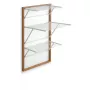 ARREDAMENTI KARIM Stendibiancheria da parete - 63 x 68 cm, marrone