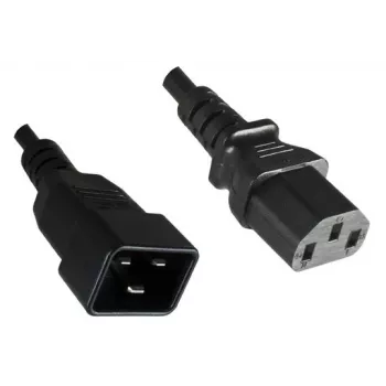 Microconnect PE030605 cavo di alimentazione nero 0,5 m connettore femmina C13 connettore femmina C20