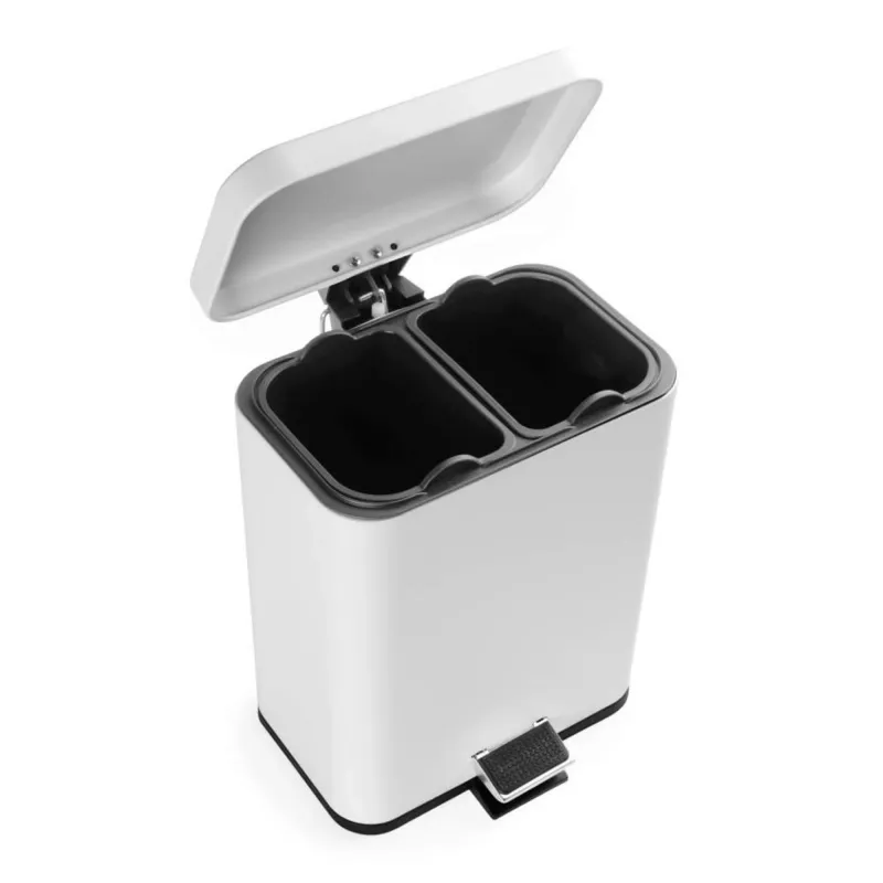 Pattumiera Beldray LA035235WHTFEU7 doppio scomparto 5 L bianco