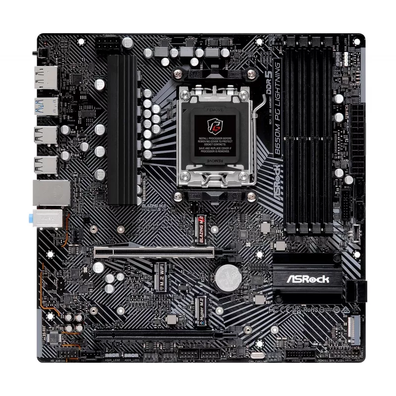 ASRock B650M PG Lightning AM5 scheda madre Micro-ATX