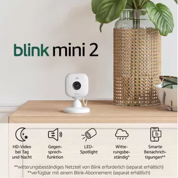 Telecamera di sorveglianza IP Amazon Blink Mini 2 1080p