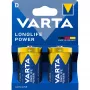 Batteria Varta LONGLIFE Power D — confezione da 2
