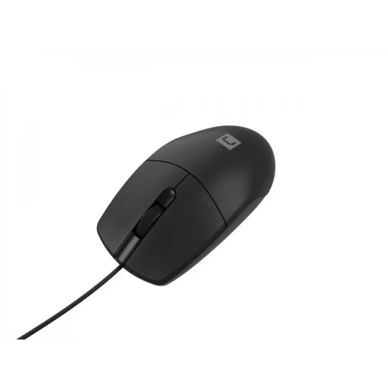 Mouse da ufficio con filo NATEC Ruff Plus USB Type-A, per destrorsi, 1200 DPI, 3 tasti, nero