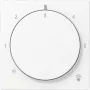 Piastra a parete / placca per interruttore Jung A1749BFWWM — bianco, termoplastica, opaco