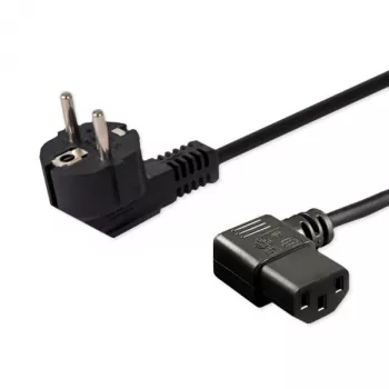 Cavo di alimentazione SAVIO CL-115 IEC C13 a connettore maschio, 1,2 m, nero