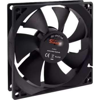 Ventola per case Inter-Tech 88885180 sistema di raffreddamento universale 9,2 cm