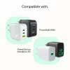 Cavo USB-C-USB-C PowerStream 100W intrecciato 1,2m bianco