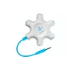 Belkin F8Z274BT - verde - bianco - 1x 3,5mm - 5x 3,5mm - maschio - femmina