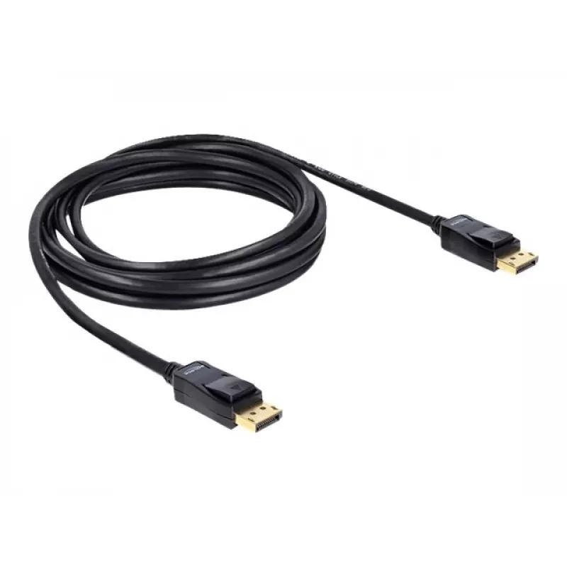 Cavo DisplayPort DeLOCK 82424 3 m maschio-maschio oro nero