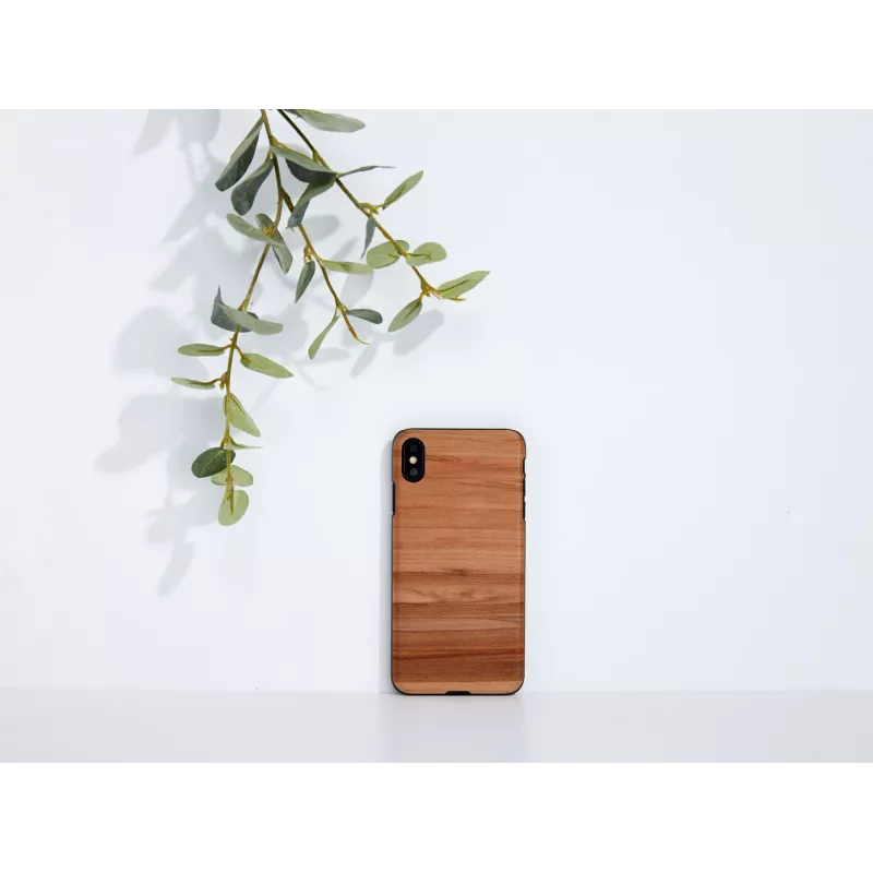 Custodia per cellulare man and wood per iPhone X/XS — cappuccino nero custodia protettiva