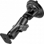 RAM Mounts supporto a doppia sfera con ventosa piatta Twist-Lock nero RAP-B-166-2U