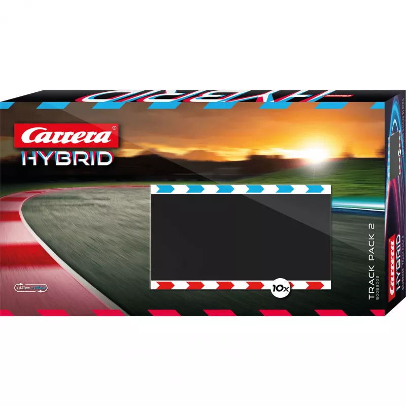 Pacchetto di espansione pista slot car CARRERA Hybrid Track Pack 2 espansione / set auto