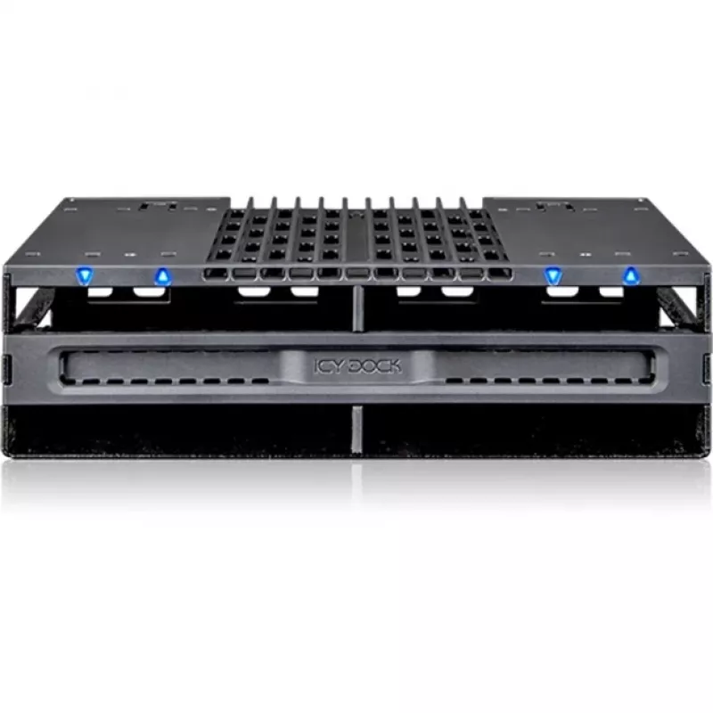 ICY DOCK - MB024SP-B - flexiDOCK Telaio estraibile senza vassoi per 4x SSD/HDD SAS/SATA da 2,5