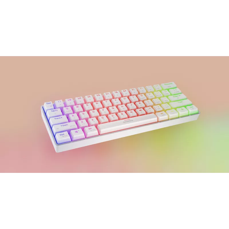 Tastiera gaming Genesis THOR 660 G2 — wireless (2,4 GHz, Bluetooth) e modalità USB con cavo