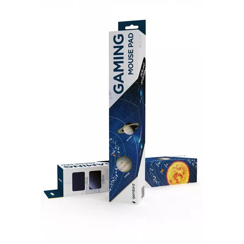Gembird MP-SOLARSYSTEM-XL-01 tappetino per mouse gaming extra grande\Kosmos\ 350 x 900