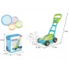 Tagliaerba per bolle di sapone con luce a batteria, blu