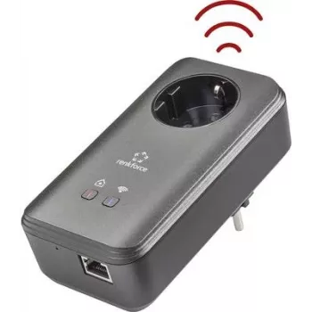 Renkforce PL600D WiFi Powerline Adattatore singolo WLAN 500 Mbit/s (RF-3385556)