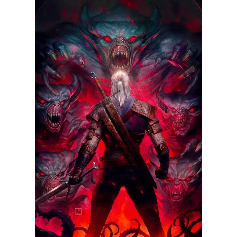 Good Loot Comic Book Puzzle: The Witcher (Wiedźmin) Corvo bianco, 1000 pezzi