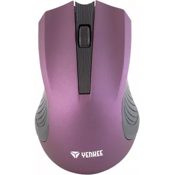 Mouse wireless simmetrico ottico 2,4 GHz, 3 tasti, viola