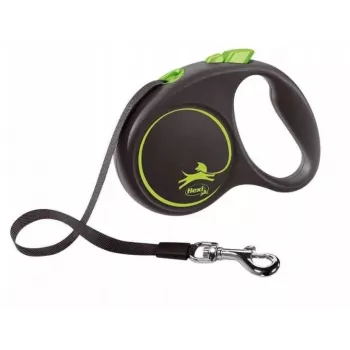 FLEXI Black Design S - guinzaglio retrattile - 5 m