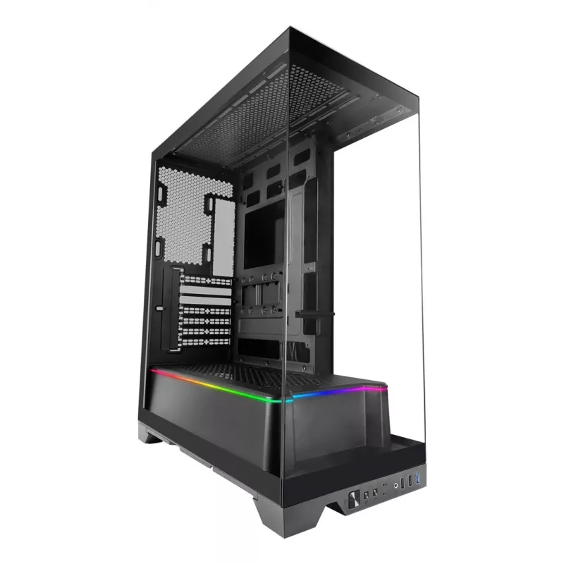 Case PC midi tower TACENS Mars Gaming MCPRISMA, nero, vetro temperato, supporta ATX/Micro-ATX/Mini-ITX, 2x vani 3,5