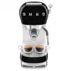 SMEG 50's Style ECF02BLEU macchina per espresso, 15 bar, nera