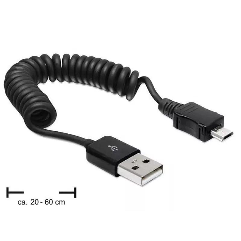 Cavo USB DeLOCK USB 2.0-A/USB micro-B 0,6 m