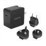 Caricabatterie da viaggio LogiLink PA0302 universale nero ricarica rapida AC