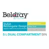 Pattumiera Beldray LA035235WHTFEU7 doppio scomparto 5 L bianco