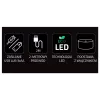 Lampada da tavolo MANTA SNL86PK Style Neon Lights UFO rosa – lampada neon decorativa rosa