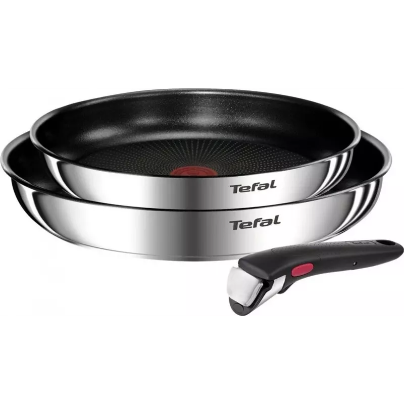 Tefal Ingenio Emotion L897S374 set di 3 padelle, 24/28 cm con manico rimovibile