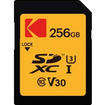 Scheda di memoria Kodak 256GB UHS-I U3 V30 Ultra EKMSD256GXC10HPRK