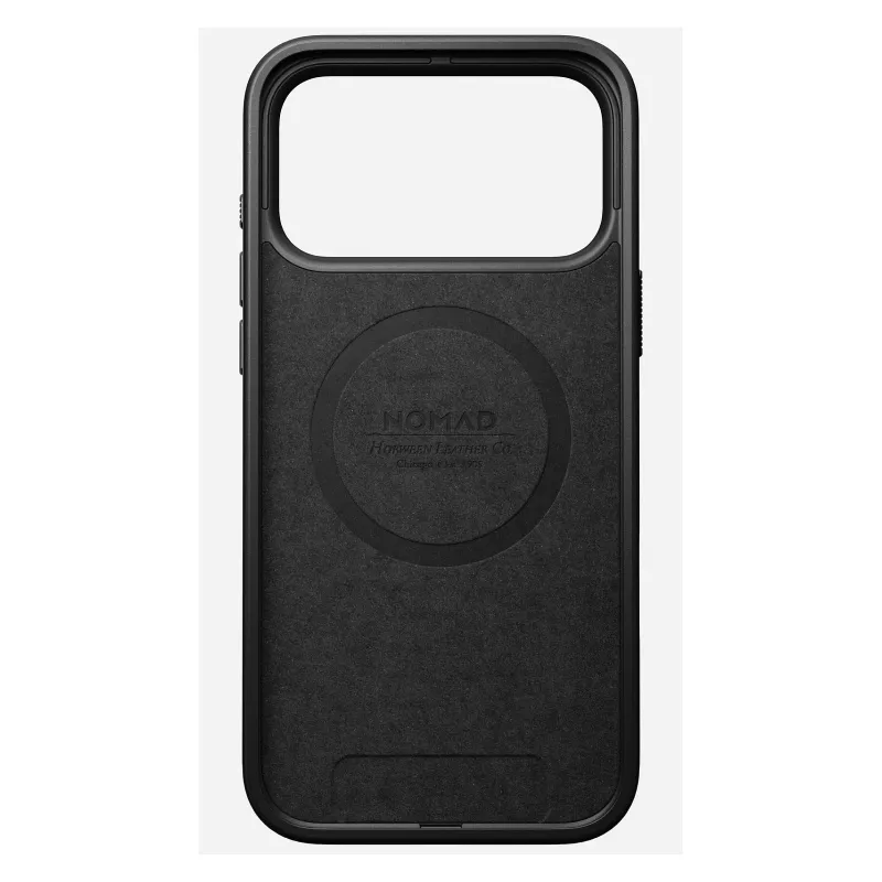 Custodia in pelle Nomad Modern per iPhone 17 Pro Max (6,9 pollici) – bordeaux, pelle+TPU+PC