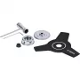 Bosch Professional F016800631 set lame per decespugliatore GFR 18V-23 / GRT 18V-33, 6 pezzi, 23 cm