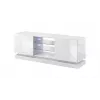 Cama Meble QIU 160 mobile TV, MDF, bianco lucido