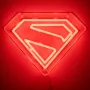 Luce neon LED da parete Paladone Superman PP14478SMTVN, targa da parete decorativa