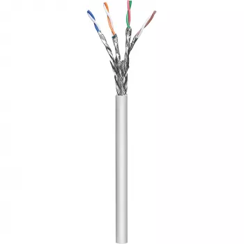 Cavo di rete GOOBAY 96093 Cat6 S/FTP (S-STP) grigio 50 m