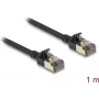 Cavo di rete DeLOCK RJ45 Cat.8.1 F/FTP sottile Pro 1 m nero