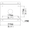 Supporto ad angolo ALLNET ALL-CAM2498-LEP per installazione sicura