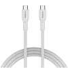 CANYON cavo OnWire 60CL C-C 60W COLOR intrecciato 1m bianco