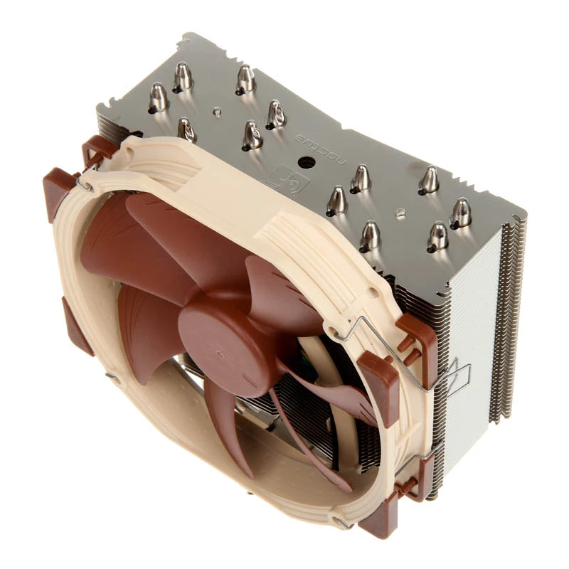 Componente di raffreddamento per computer Noctua NH-U14S dissipatore CPU 12 cm marrone, acciaio inox