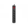 Protezione da sovratensione NATEC NSP-1715 nero 5 prese AC 5 m
